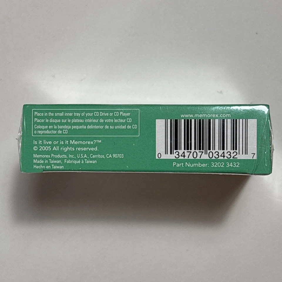 Memorex Pocket CD-RW 4x 210 MB 24-min. Blank Mini Discs 5 Pack Sealed - Image 4 of 4