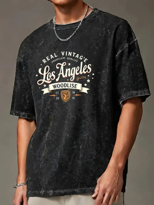 Herren T-Shirt Oversize Long- Tee Urban Rundhals Sommer Baumwolle Street S-XXL