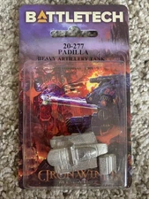 Battletech 20-277 Padilla Heavy Artillery Tank Iron Wind Metals Mechwarrior NiB