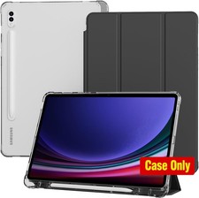 Case for Samsung Galaxy Tab S8/S7 11 Inch with S Pen Holder, Trifold Stand
