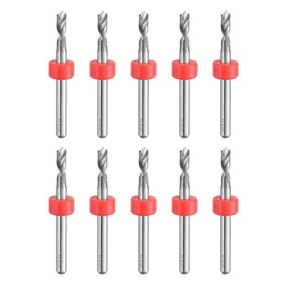 2,85mm Hartmetall CNC Gravur Print Circuit Board PCB Bohrer Bits 10 Stück