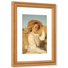 Fun Memories 8.5 X 11 Picture Frame Solid Teak Wood Picture Frame 8.5X11