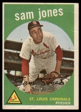 1959 Topps Sam Jones #75 St. Louis Cardinals *Low Grade