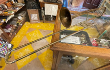 Vintage 1955 Conn Trombone 4H 523107 Elkhart IN with Case and Mouthpiece