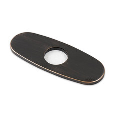 6.25In. X 2.4In. X 0.25In. Brass Bathroom Vessel Vanity Sink Faucet Hole Cover D
