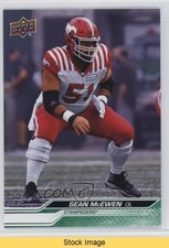 2024 Upper Deck CFL Green Sean McEwen #50 READ r6v