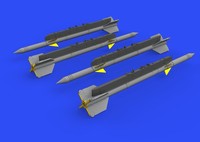 MW22 Eduard 672237 R-3R Missiles For MIG-21 1/72 Brassin For Eduard