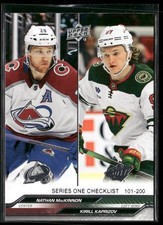 2023-24 Upper Deck #200 Nathan MacKinnon / Kirill Kaprizov CL