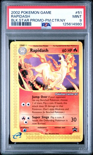 Rapidash graded PSA 9 for sale on eBay