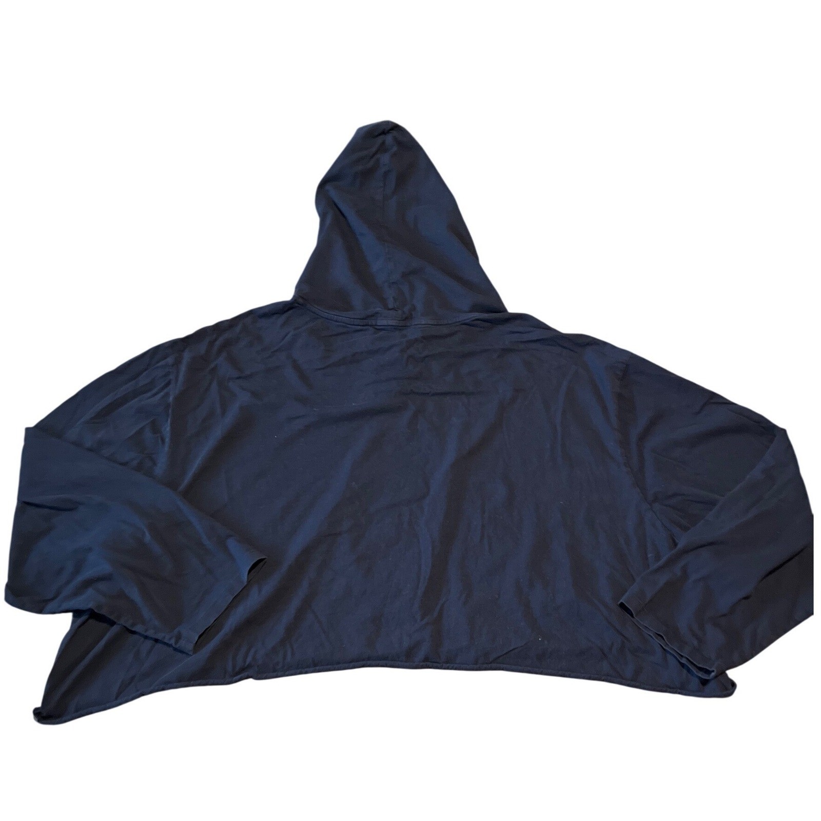 RARE Polo Ralph Lauren Womens Navy Polo Bear Graphic Cropped Hoodie Size 5XB 5TG thumbnail 6