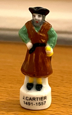 Jacques CARTIER 1491-1557 World Discovery Bean Galette des Rois French Charm