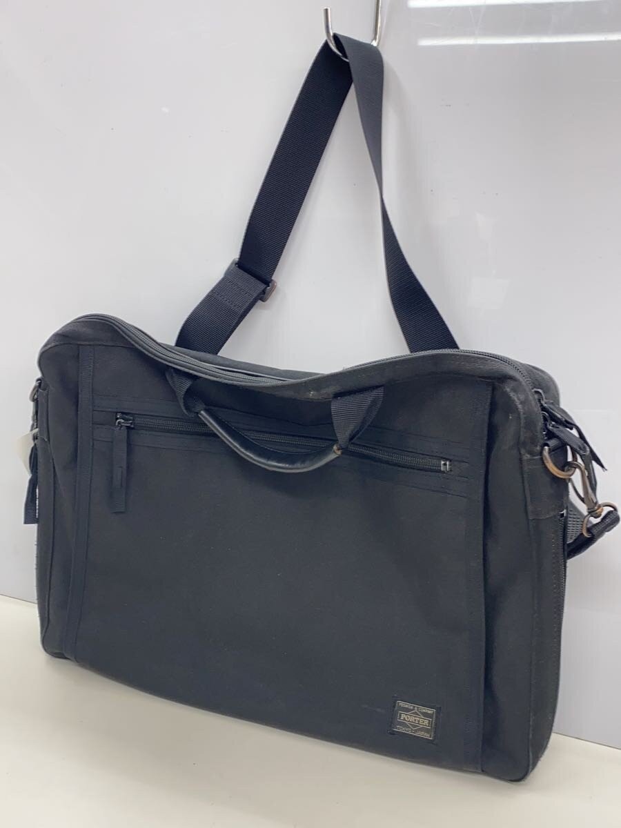 Solid Black PORTER Briefcase in a Simple Design - image 2