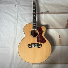 Nueva Guitarra Eléctrica Acústica Modelo Cutway J200 SJ200 301 Abeto Sólido
