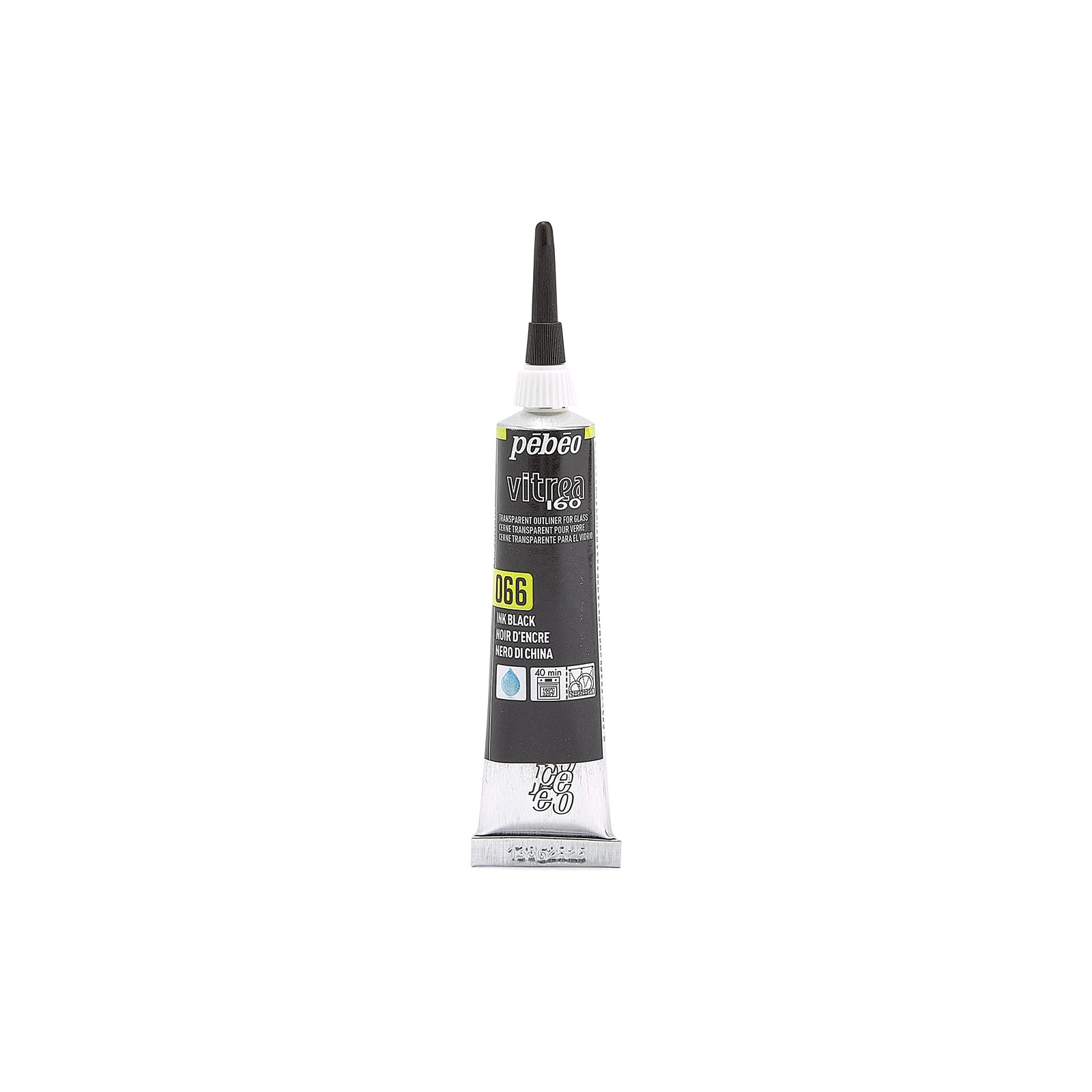 Pebeo Vitrea 160 Glass Paint Outliner, 0.67 Fl Oz (Pack of 1