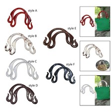 2x Resin Handbag Handles Replace Portable Multifunctional Gift Premium Accessory