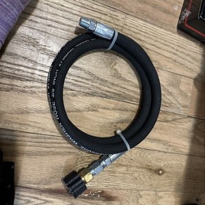 YAMATIC High Pressure Hose for Pressure Washer, 4000 PSI, Metal/Rubber, Black