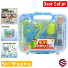Inspire Play Kids Doctor Set w/ Sounds, Stethoscope, Case - Safe  Durable Gift