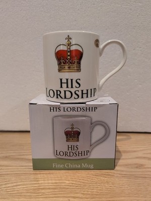 His Lordship Fine China Tasse The Leonardo Collection Brandneu in Box Sehr guter Zustand