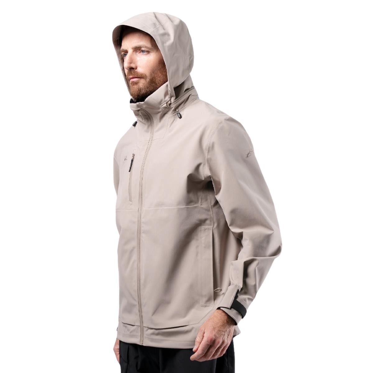 Zhik Mens INS400 Sailing Jacket - Stone - Inshore 3 Layer Sailing Jacket