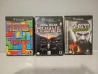 Gamecube Game Lot Of 3 Tetris Worlds, Star Wars Rogue Leader, Splinter Cell