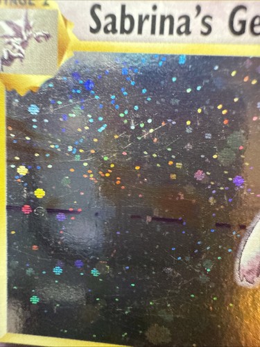 Sabrina’s Gengar HOLO RARA 14/132 Eroi della Palestra VINTAGE 2000 Pokémon - Foto 8 di 17