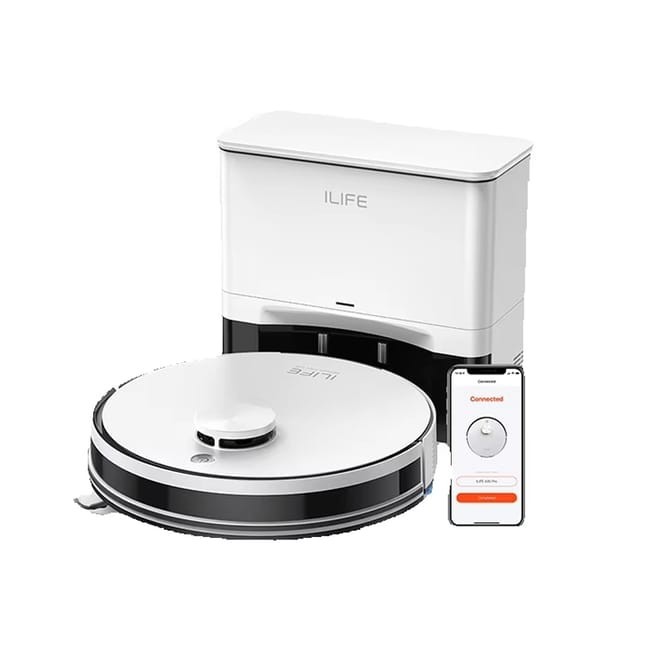 Robot aspirateur laveur 5000Pa pour éliminer les poils de chat et chien