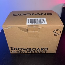 Odoland Snow Ski Helmet & Goggles Set Adjustable - Pastel Multicoloured - Small