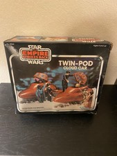 1980 Star Wars ESB Twin-Pod Cloud Car Complete Box Instructions Five Figures