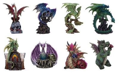 Mystisch und Spirituell - Dekofiguren Drachen, Nemesis Now - Höhe 14,5 - 27,5 cm