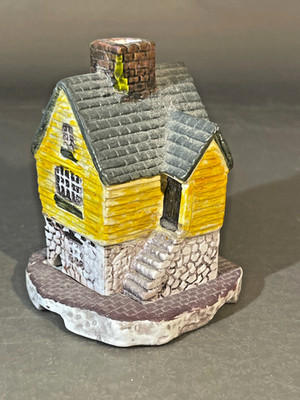 Vintage Earth Scents Ceramic Cone Incense Tea Light Cottage Scentex #102 (NOTE)