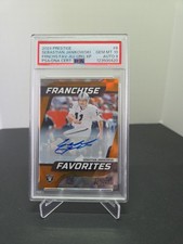 2024 Prestige Franchise Favorites Sebastian Janikowski Auto PSA 10 2/5