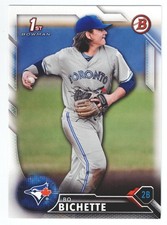 2016 Bowman Draft Paper Bo Bichette 1st Rookie RC Base #BD-74 Toronto Blue Jays