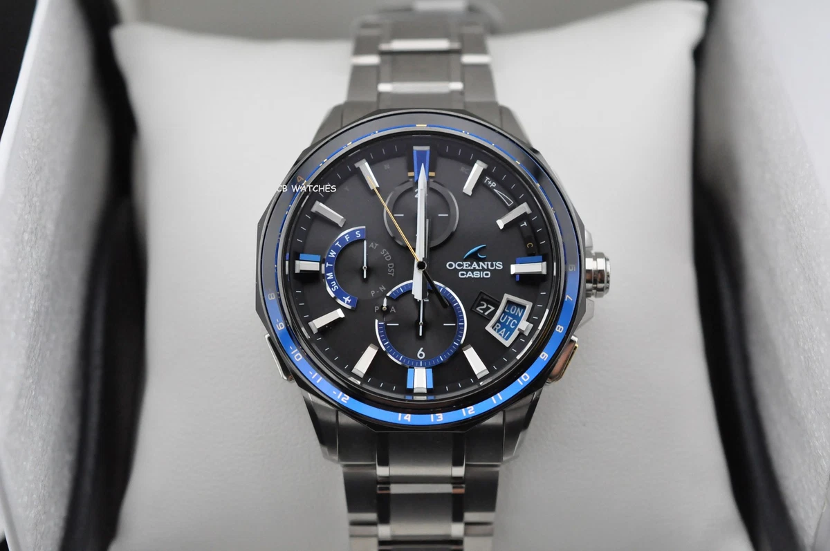 Casio Oceanus GPS Radio Onda Solar Titanio OCW-G2000G-1AJF