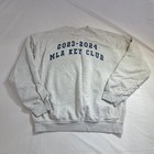 Gildan Heavy Blend Crewneck Sweatshirt L Gray Heather MLA Key Club 2023-2024 — photo 8