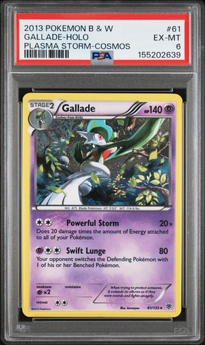 Gallade graded PSA 6 for sale on eBay