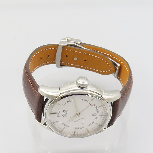 Oris Small Second Men's Automatic Watch Leather S… - image 4