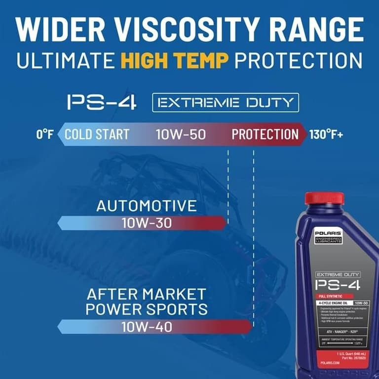 Polaris Full Synthetic Oil Change Kit, 2879004