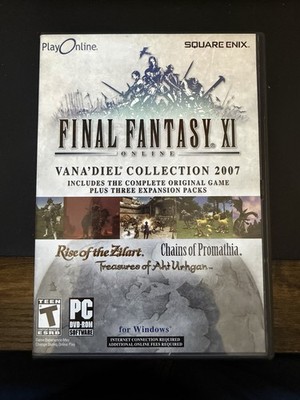 Final Fantasy XI - PC - Vana Diel Collection 2007 - Original + 3 Expansion Packs
