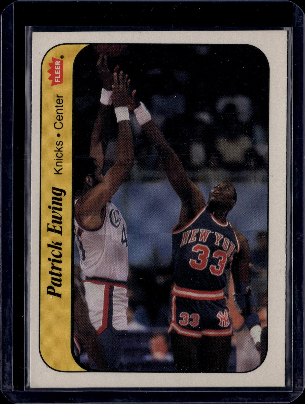 1986-87 Fleer #6 Patrick Ewing Stickers
