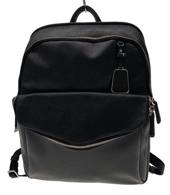 TUMI Sinclair Harlow Backpack Schwarz Leder Herren Rucksack Businesstasche 79...