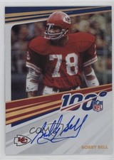 2020 Panini National Treasures NFL 100 Signatures Bobby Bell Auto HOF 6e0