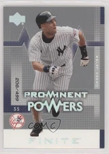 2003 Upper Deck Finite Prominent Powers 208/499 Derek Jeter #159 HOF 0e5c