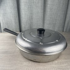 Wear Ever Aluminum Skillet # 2542 w/Vapo Dome Lid Made in USA Vintage Grannycore