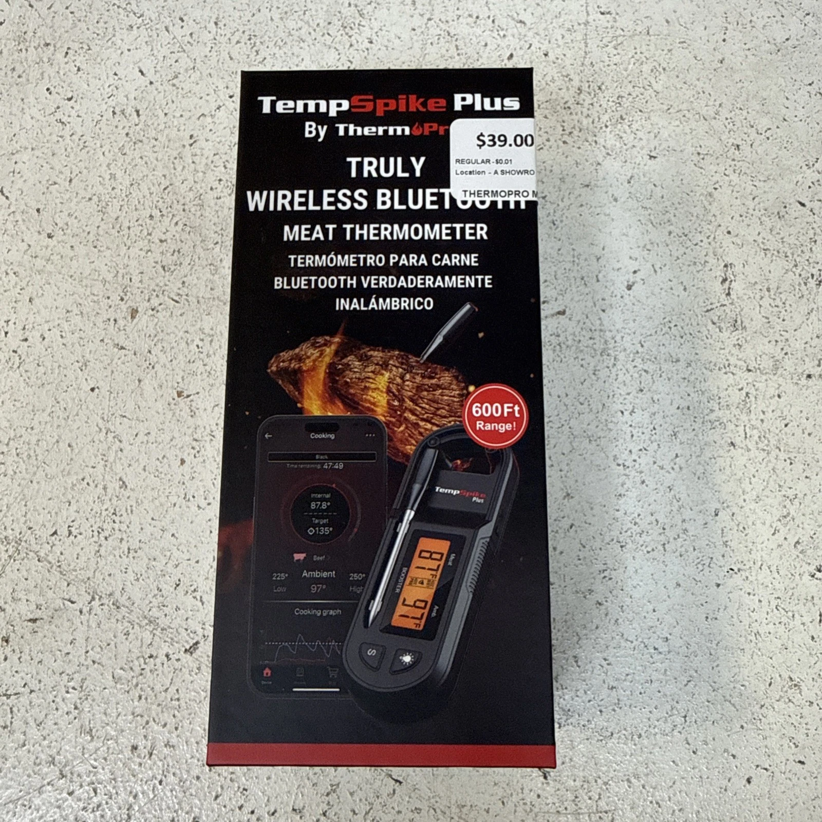 Meat Themometer TempSpike Plus Therm Pro Truly Wireless Bluetooth