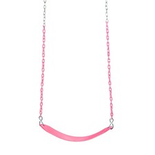 Swing-N-Slide WS 4703 27" Swing Seat 58" Coated Chains Backyard Playground Pink