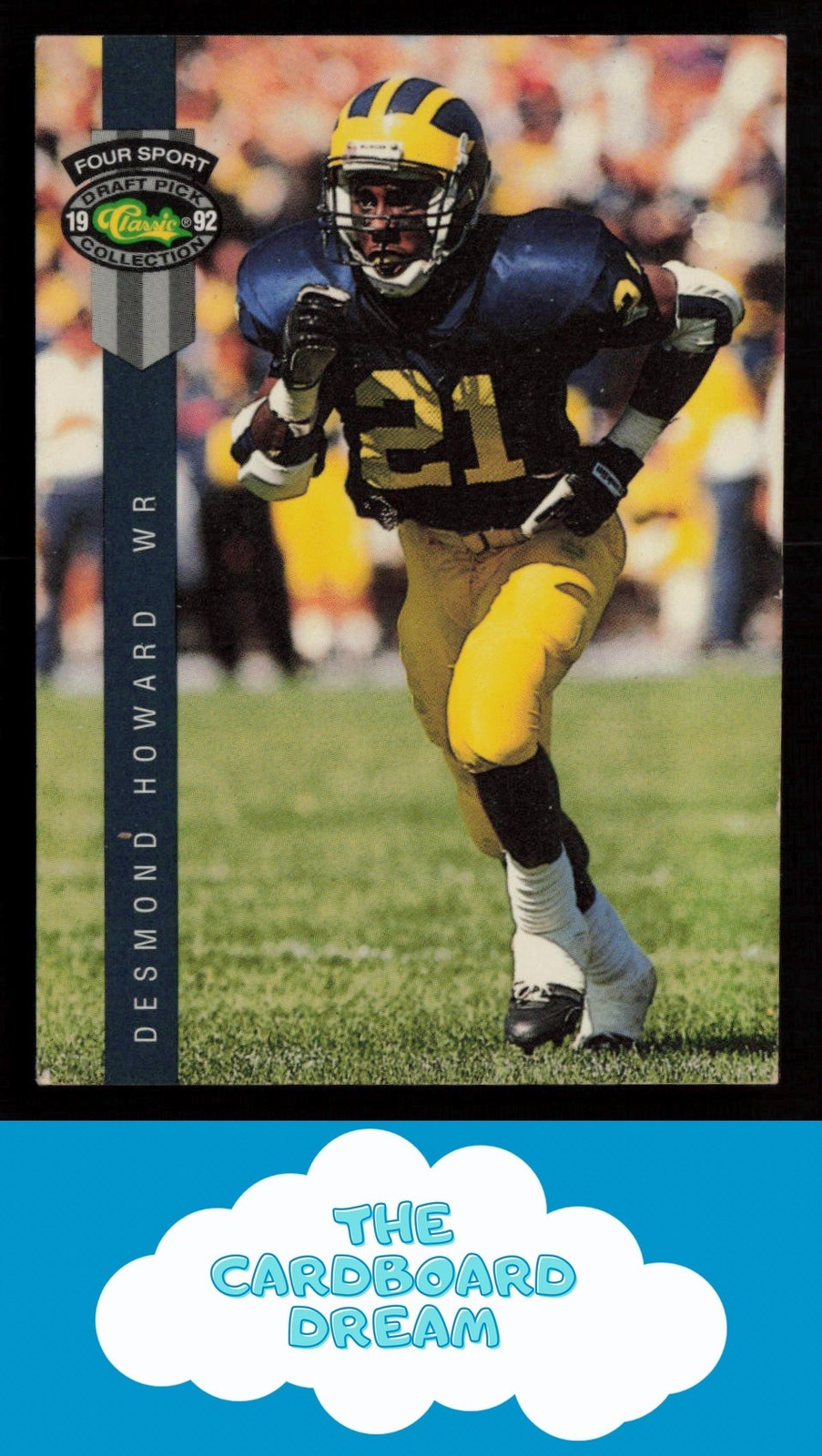 Desmond Howard 1992 Classic Four Sport #76 Michigan