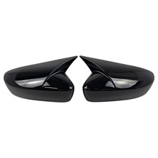 Spiegelkappen Spiegel Gehäuse Glanz Schwarz Aufkleben Für VW Polo MK5 2009-2018