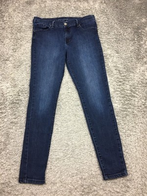Mott & Bow Skinny Jeans Womens Size 32x30 Mid Rise Dark Wash Cotton