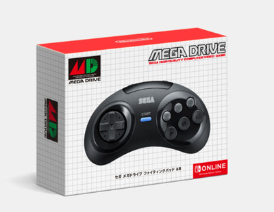 Nintendo Switch Wireless Controller Sega Mega Drive Type Fighting Pad 6B Japan