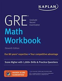 GRE Math Workbook: Score Higher with 1,000+ Drills ... | Buch | Zustand sehr gut